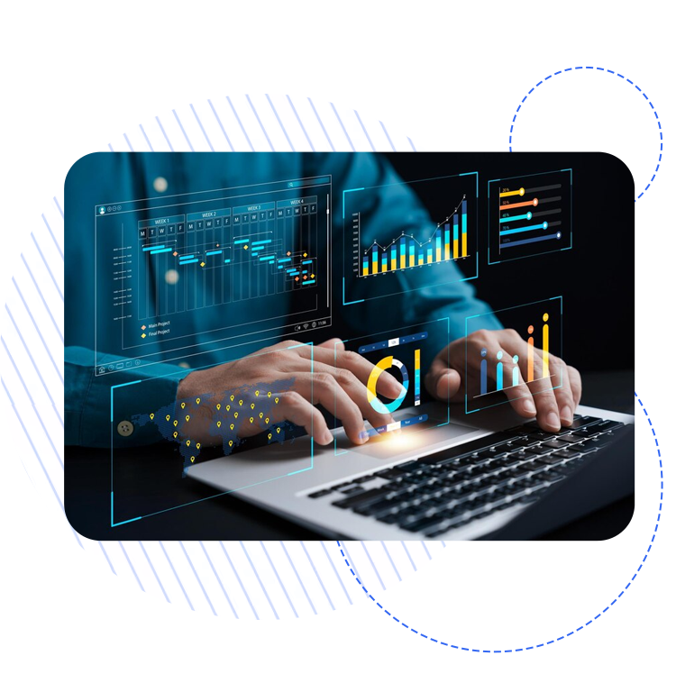 Digital dashboard displaying the Best Lead Generation For Realtors with data analytics and marketing insights.